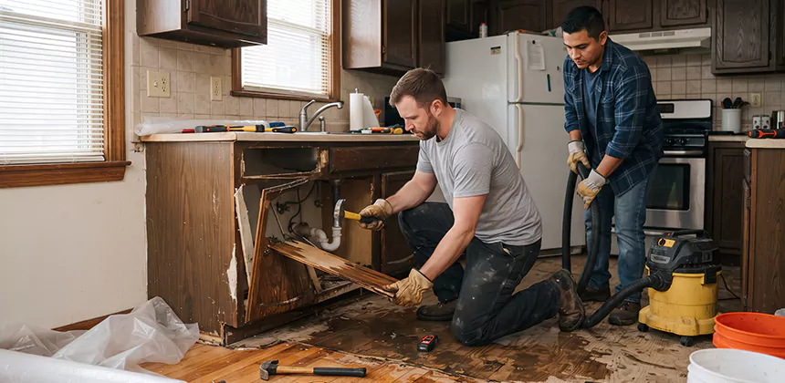 Repairing Water Damaged MDF Cabinets in Federal Way