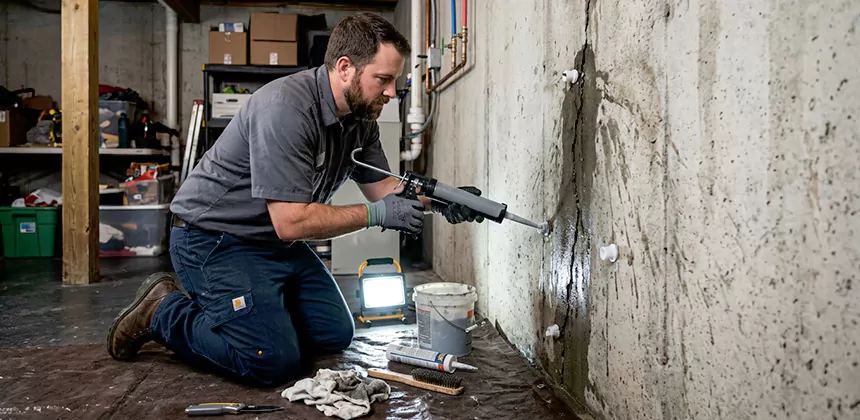 Basement Leak Repair From Inside in Federal Way
