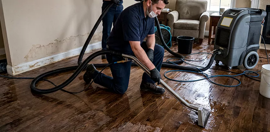Hardwood Floor Water Extraction in Federal Way